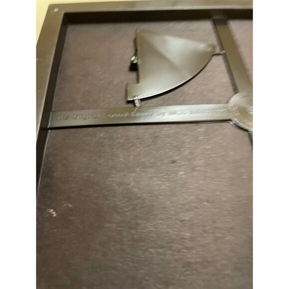 Adorable Giraffe Christmas Picture Handmade Vintage - Picture 4 of 4